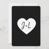 Gelukkig Veranderend de Zwarte Wit Datum van de We Kaart (Achterkant)