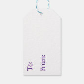 Gelukkig Verjaardag Aan Jou Cadeaulabel (Achterkant)