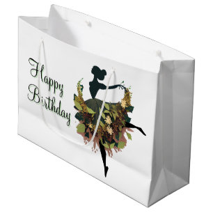 Gelukkig Verjaardag Ballerina Groot Cadeauzakje