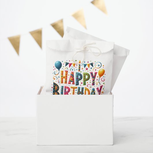 Gelukkig Verjaardag Bedankzakje (Feest)