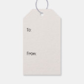 Gelukkig Verjaardag Berner Sennenhond Cadeaulabel (Achterkant)