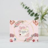 Gelukkig Verjaardag  Briefkaart (Staand voorkant)