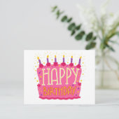 Gelukkig Verjaardag Briefkaart (Staand voorkant)