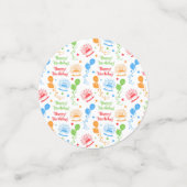 Gelukkig Verjaardag  Confetti (Kleine voorkant)