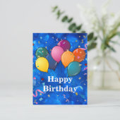 "Gelukkig Verjaardag," Feest, Briefkaart (Staand voorkant)