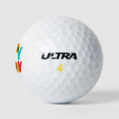 Gelukkig Verjaardag Golfballen (Logo)