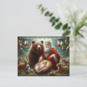 Gelukkig verjaardag kleine Jezus  Briefkaart (Staand voorkant)