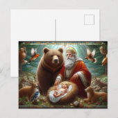 Gelukkig verjaardag kleine Jezus  Briefkaart (Voorkant / Achterkant)