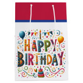 Gelukkig Verjaardag Medium Cadeauzakje (Achterkant)