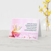 GELUKKIG VERJAARDAG NAAR **DE BESTE VRIEND OOIT!** KAART (Gele Bloem)