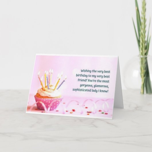 GELUKKIG VERJAARDAG NAAR **DE BESTE VRIEND OOIT!** KAART (Voorkant)