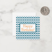 Gelukkig Verjaardag Notitiekaartje (Voorkant / Achterkant in situ)