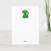 Gelukkig Verjaardag Ratelslang Kaart (Achterkant)