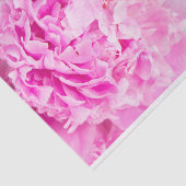 Gelukkig Verjaardag Roze Pioen Pastel Tissuepapier (Detail)