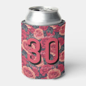 Gelukkig Verjaardag Servet Blikjeskoeler (Blikje Voorkant)