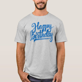 Gelukkig verjaardag t-shirt