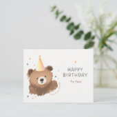 Gelukkig verjaardag voor jou leuk  briefkaart (Staand voorkant)