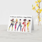 **GELUKKIG VERJAARDAG VRIENDIN** KAART (Gele Bloem)