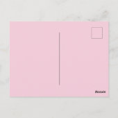 Gelukkig Verjaardag Zebra Briefkaart (Achterkant)