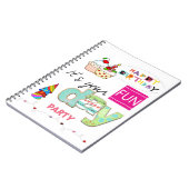 Gelukkig Verjaardags FUN Cupcake Familie Notitiebo Notitieboek (Linkerzijde)