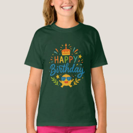 Gelukkig Verjaardags Mooie Zonneschijn Meisjes Bas T-shirt