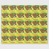 Gelukkig verjaardagsartikel #pirate wrapping paper cadeaupapier (Vlak)
