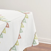 gelukkig verjaardagsbanner tablecloth tafelkleed (Voorbeeld)