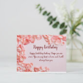 Gelukkig verjaardagsBriefkaart Briefkaart (Staand voorkant)