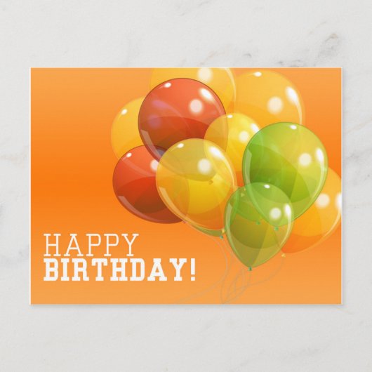 Gelukkig verjaardagsbriefkaart briefkaart (Voorkant)