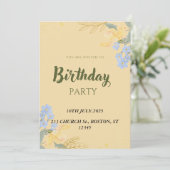 GELUKKIG VERJAARDAGSFEEST KAART (Staand voorkant)