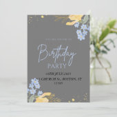 GELUKKIG VERJAARDAGSFEEST KAART (Staand voorkant)