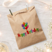 Gelukkig verjaardagsfeestje bedankzakje (Geknipt)