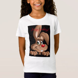 Gelukkig verjaardagskonijn t-shirt