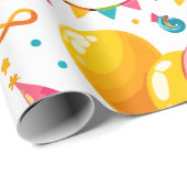 Gelukkig Verjaardagsontwerp 1 Cadeaupapier (Rol Hoek)