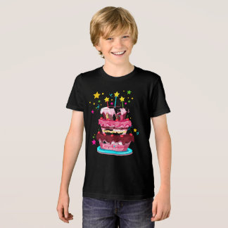 Gelukkig verjaardagsontwerp Tri-Blend shirt