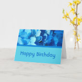 Gelukkig verjaardagswenskaart kaart (Gele Bloem)