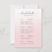 Gelukkig Verliefd Elegant Script Meidenavond Kaart (Achterkant)