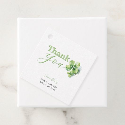 Gelukkig Verliefd St. Patrick's Bruidsborrel  Bedankjes Labels (In situ)