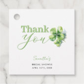 Gelukkig Verliefd St. Patrick's Bruiloft Feestje  Bedankjes Labels (Voorkant)