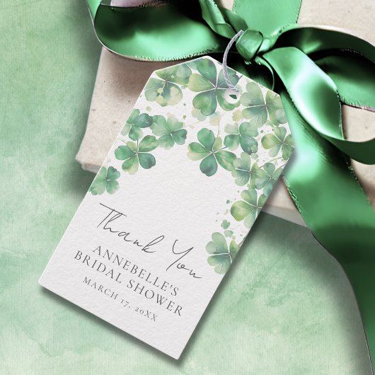 Gelukkig Verliefd St. Patrick's Day Bruidsborrel Cadeaulabel