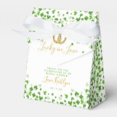 Gelukkig Verliefd St. Patrick's Day Bruidsbruiloft Bedankdoosjes (Voorkant Zijde)