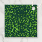 Gelukkig Verliefd St. Patrick's Day Bruidsfeest Bedankjes Labels (Achterkant)