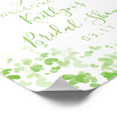 Gelukkig Verliefd St. Patrick's Day Bruidsfeest Poster (Hoek)