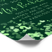 Gelukkig Verliefd St. Patrick's Day Bruidsfeest Sp Poster (Hoek)