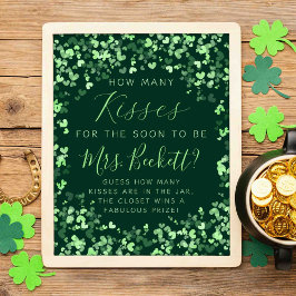 Gelukkig Verliefd St. Patrick's Day Bruidsfeest Sp Poster