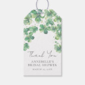 Gelukkig Verliefd St. Patrick's Day Bruidsfeestje Cadeaulabel (Voorkant)