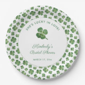 Gelukkig Verliefd St. Patrick's Day Bruidsmeisjesf Papieren Bordje (Voorkant)