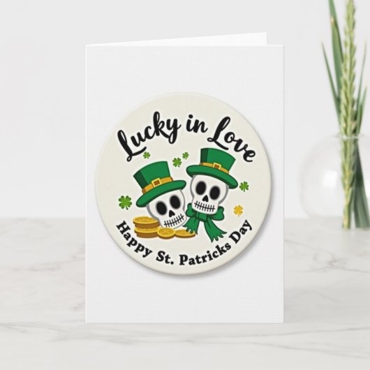 Gelukkig Verliefd St. Patrick's Day Kaart (Voorkant)