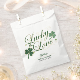 Gelukkig Verliefd St. Patrick's Moderne Bruiloft F Bedankzakje