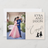 Gelukkig Verloving Aankondiging (Voorkant)